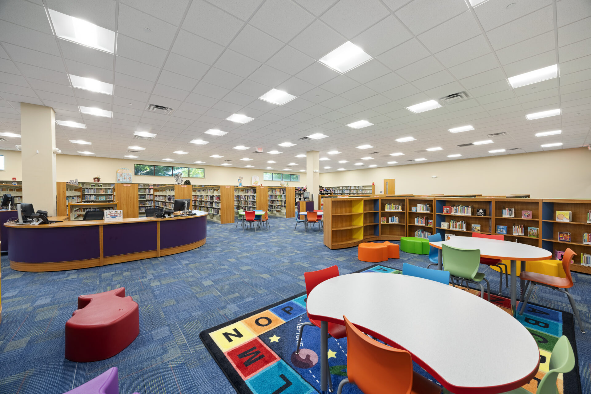 children's area in library
