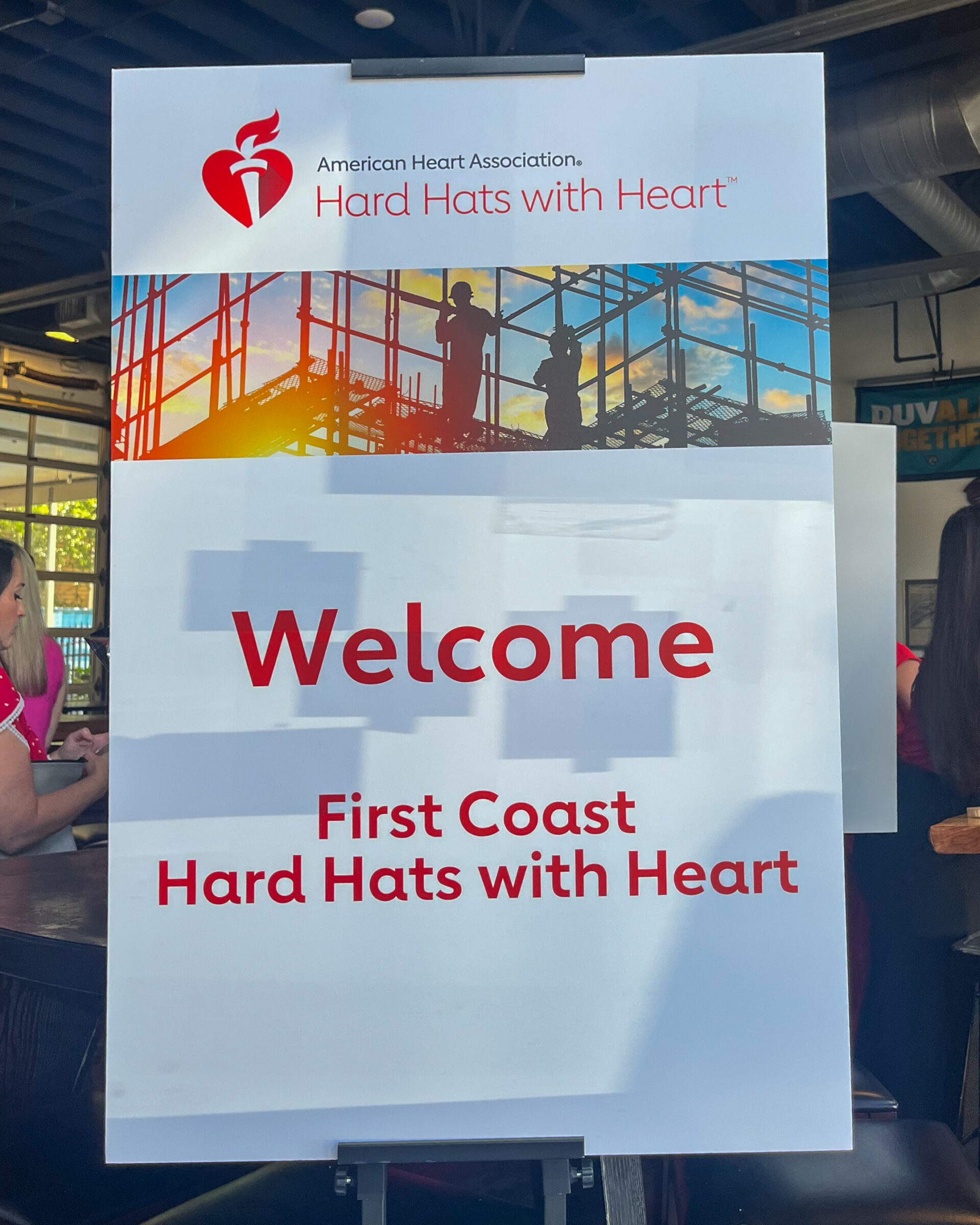 Hard Hats w Heart Sign